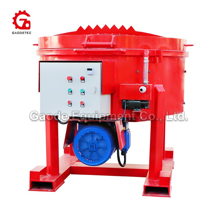 GAODETEC GRM500 Efficient Refractory Pan Mixer For Homogeneous Blending